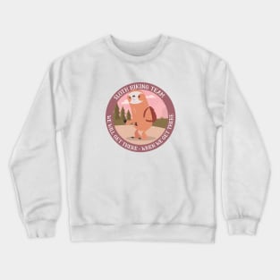 Hiking Sloth Crewneck Sweatshirt